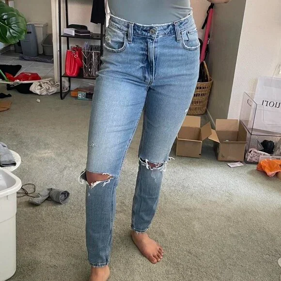 Abercrombie High Rise Curve Love Skinny Jean size 2 - Picture 5 of 6